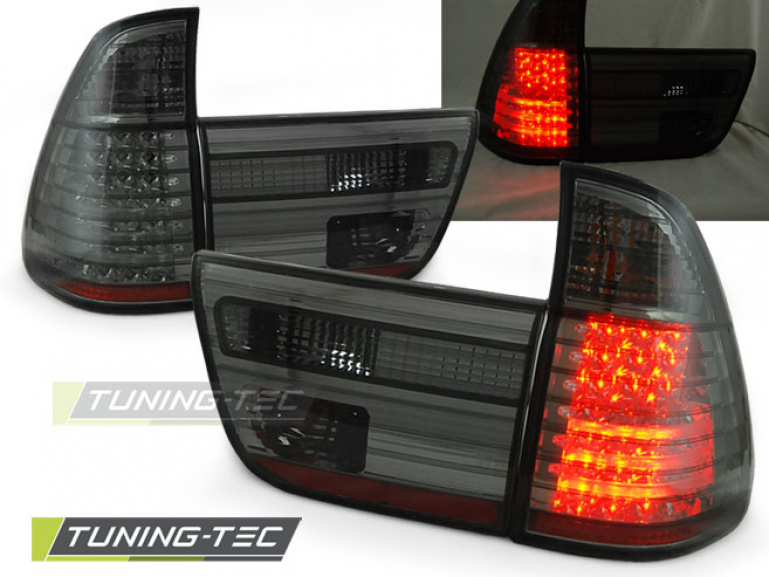 LED Upgrade Design Rückleuchten für BMW X5 E53 99-03 schwarz/rauch